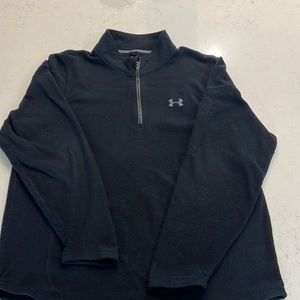 Men’s black Under Armour 1/4 zip fleece. Size XXL